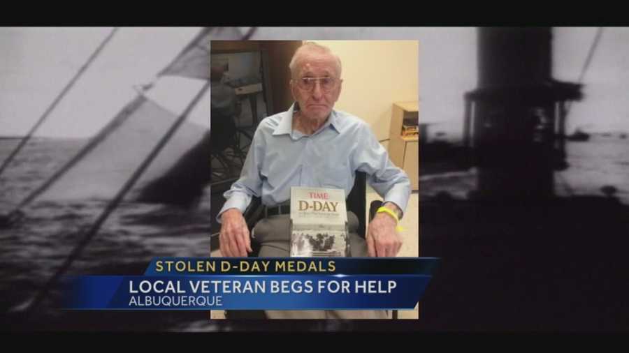 Someone broke into a local WW two vet's home and stole his medals of honor.