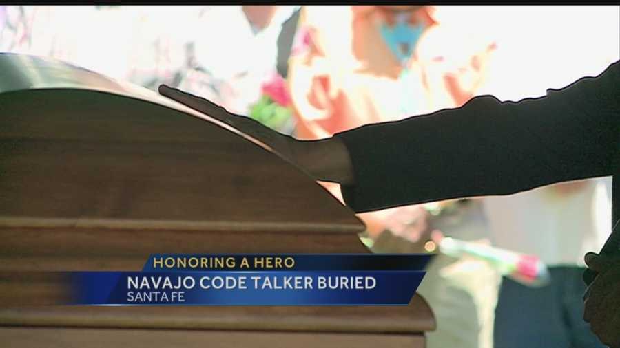"The original 29 (Code Talkers) are now back together, in heaven," Chester Nez's son said during funeral services.