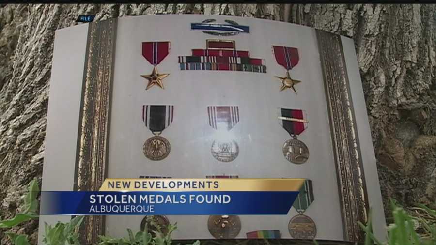 Luck and hard work helped reunite a local veteran with his stolen war medals.