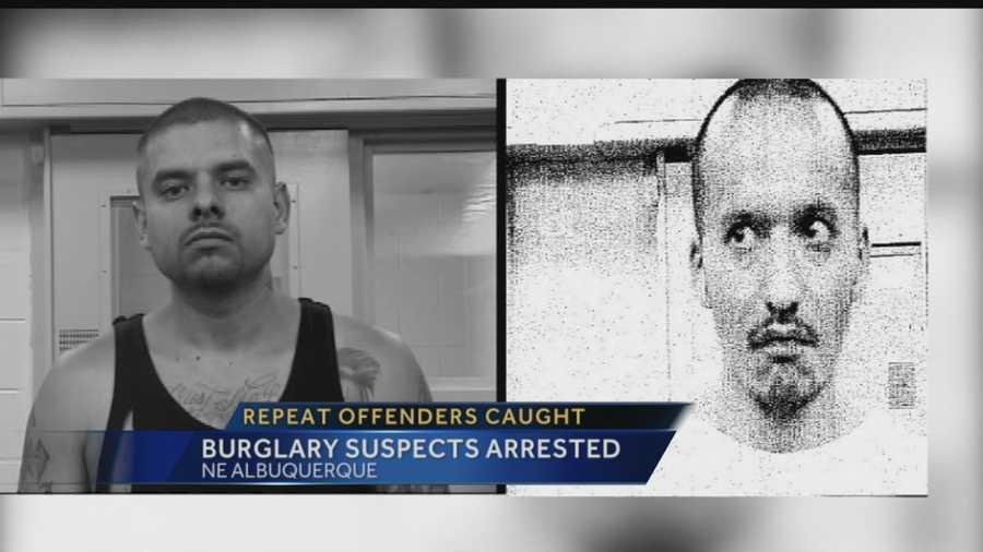 Police say a group of men was spotted breaking into a relative's home by an off-duty Bernalillo County Sheriff's Office deputy Saturday.