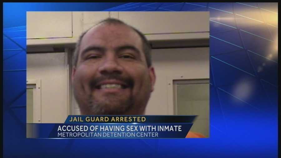 Authorities said they arrested a Bernalillo County Jail guard because he was acting inappropriately with several female inmates and allegedly had sex with one of them.