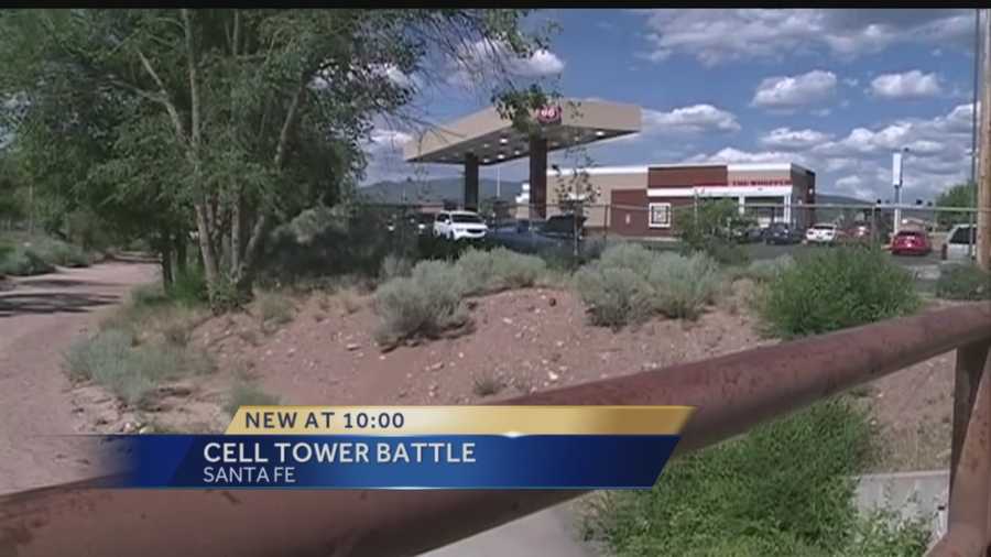 AT&T wants to build a cell tower in Santa Fe, but residents are saying no way.