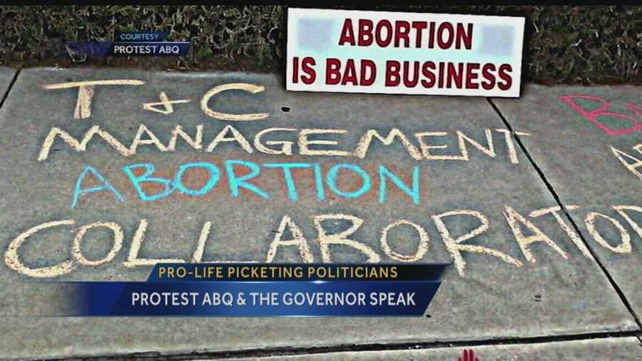 Pro-life demonstrators are lashing out against Gov. Susana Martinez, saying that for a pro-life politician, she’s done little to fight abortion in the state.