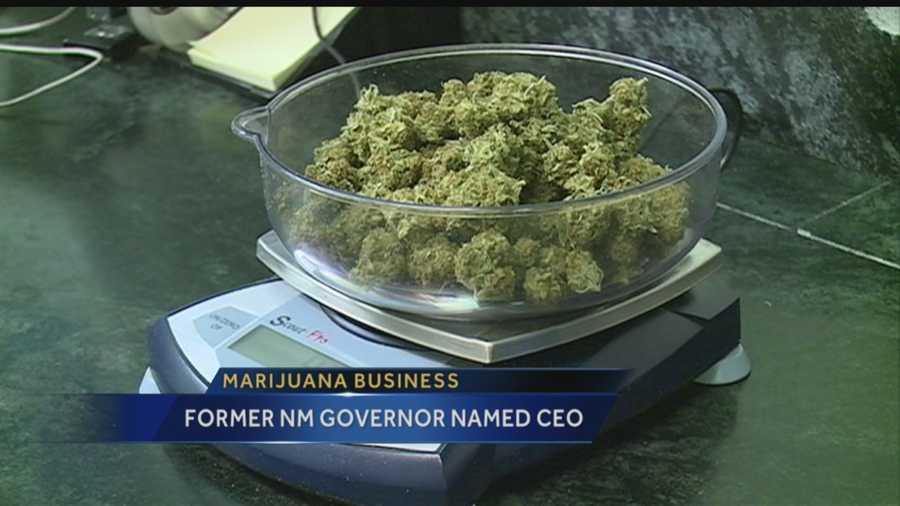 Former New Mexico Governor Gary Johnson has a new job.  He's the CEO and president of a new marijuana company.