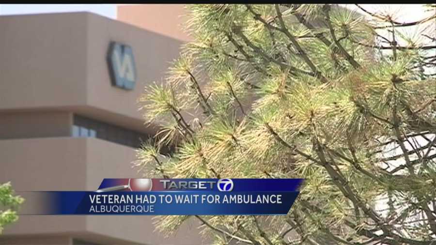Kirsten reports: Veteran suffers a heart attack just 500 yards from the emergency room door of the Albuquerque VA Hospital