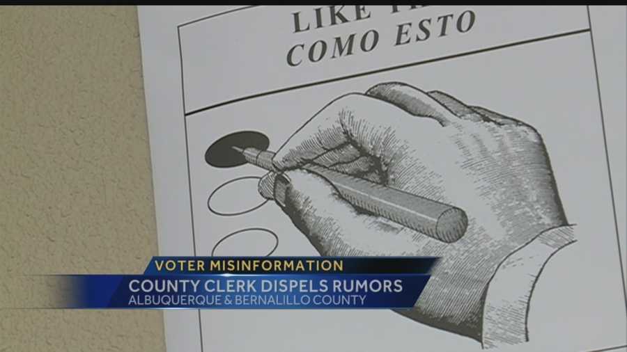 Bernalillo County's clerk has a warning for Albuquerque residents: People trying to help you register to vote may be giving out incorrect information.