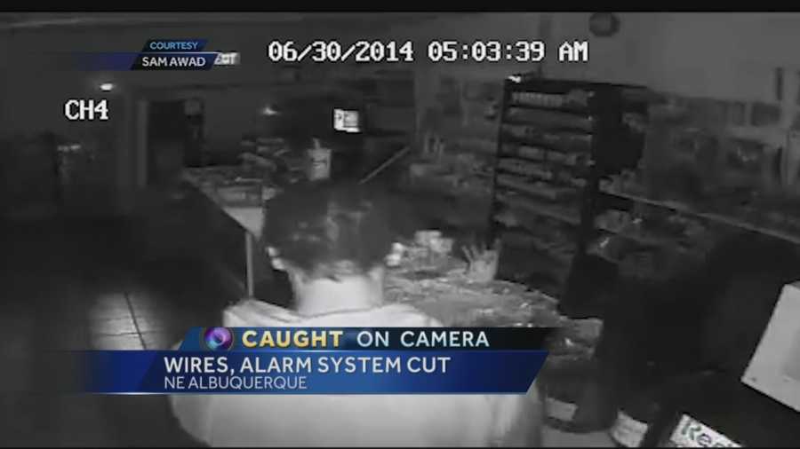 Albuquerqu Police have now identified of the burglars in a break in where victims say telephone and alarm wires were cut.