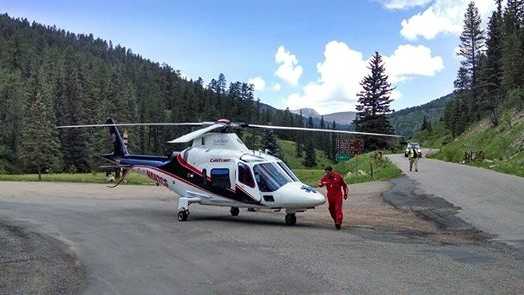 A photo of pilot David Cavigneaux in front of the helicopter two weeks before the crash.