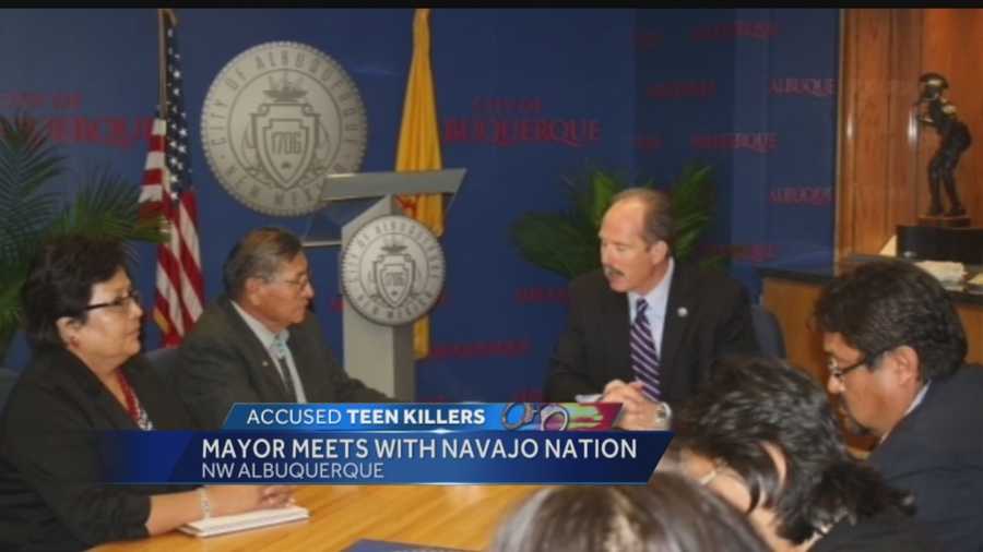 Representatives from the Navajo Nation and city of Albuquerque met Thursday morning in the wake of fatal homeless beatings that left two Navajo men dead.