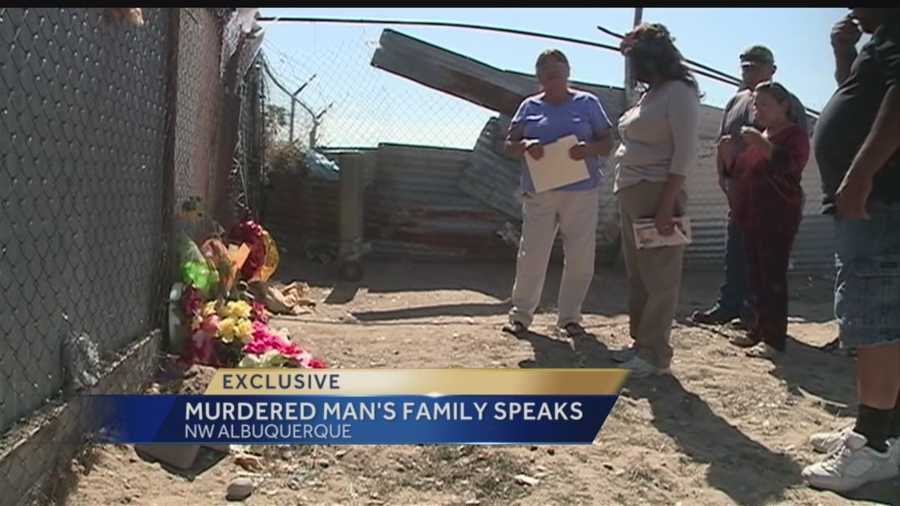 On Thursday, family members of one of the fatal homeless beating victims went to the spot where their loved one was killed.