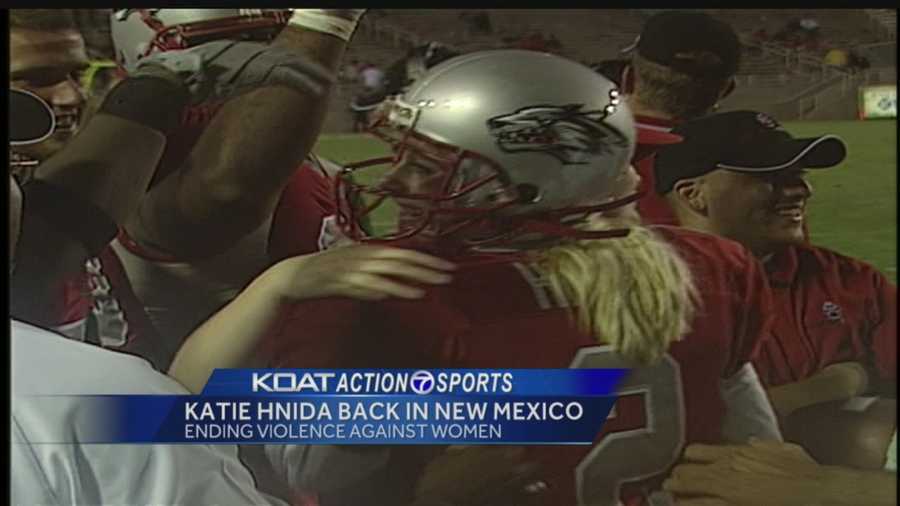 The annual women's football clinic is a University of New Mexico tradition, a chance for participants to learn more about the game and the Lobos.