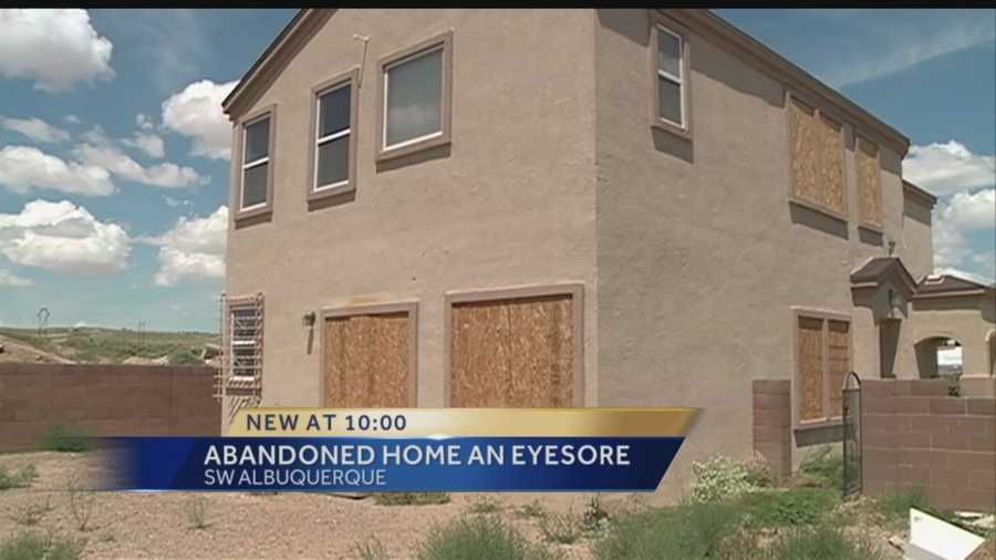 An Albuquerque house sitting vacant is an eye sore and now becoming a safety hazard, we take a look to see if the city will do anything.