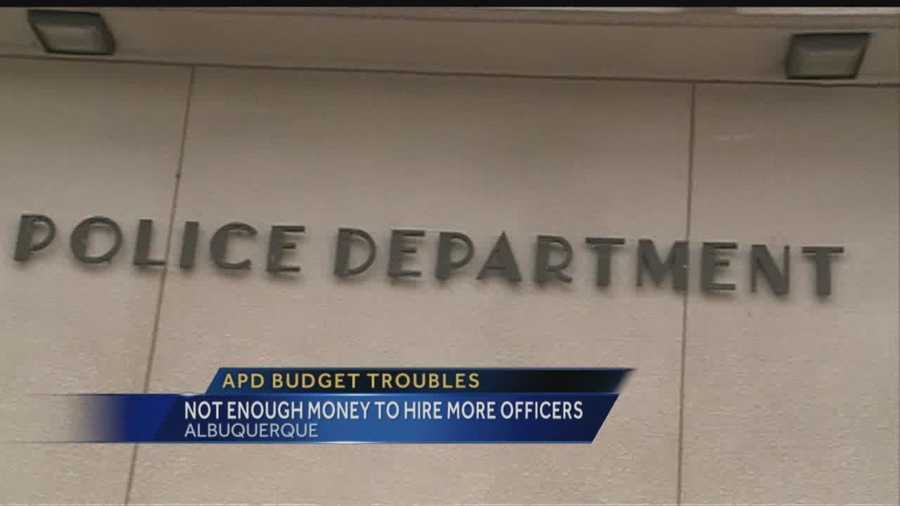 Not enough money to hire more officers