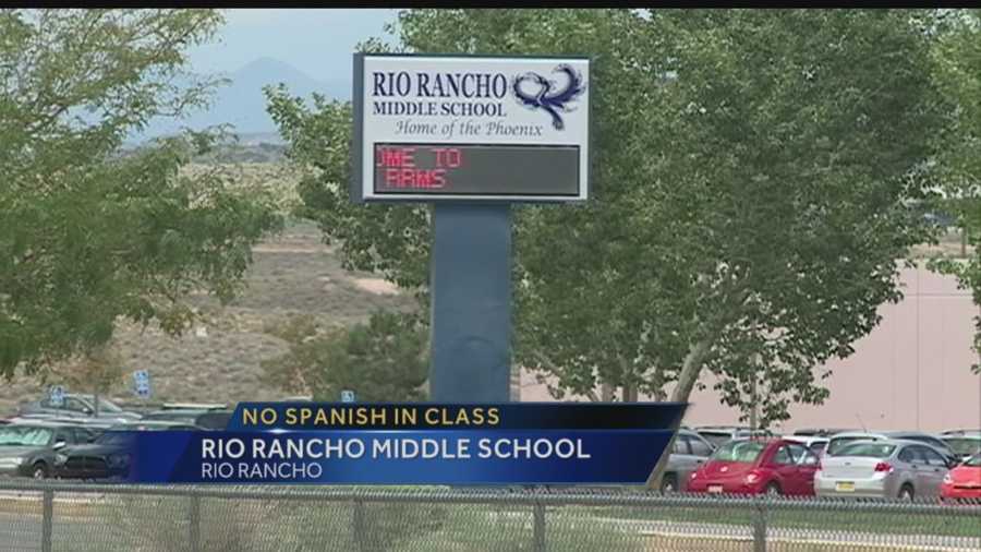 A Rio Rancho Middle School teacher told a student who was translating for her classmate, that students mother says that's unacceptable.