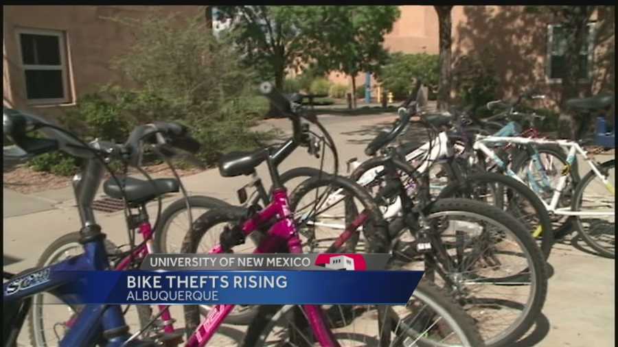 Reports of bicycle thefts at UNM have nearly doubled in the past year.
