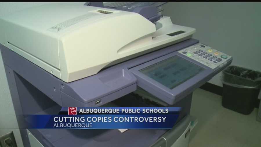 Educators at Albuquerque Public Schools no longer need to limit their use of copiers.