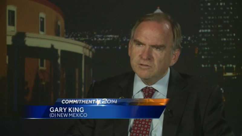 Gary King makes his case for governor in an exclusive interview.