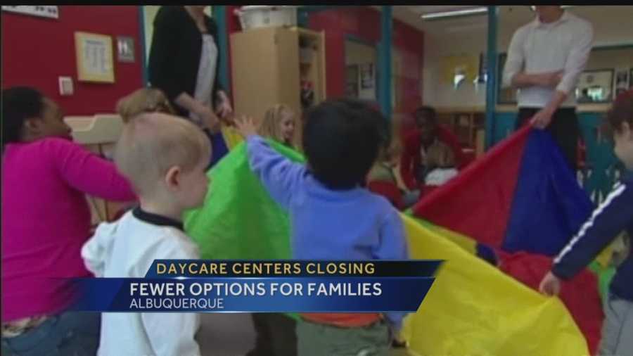 In the past four years 29 percent of day care centers in Bernalillo County have shut down, according to a study done by People for the Kids.
