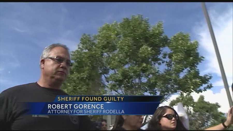 A guilty verdict has been reached in the case of a northern New Mexico sheriff.
