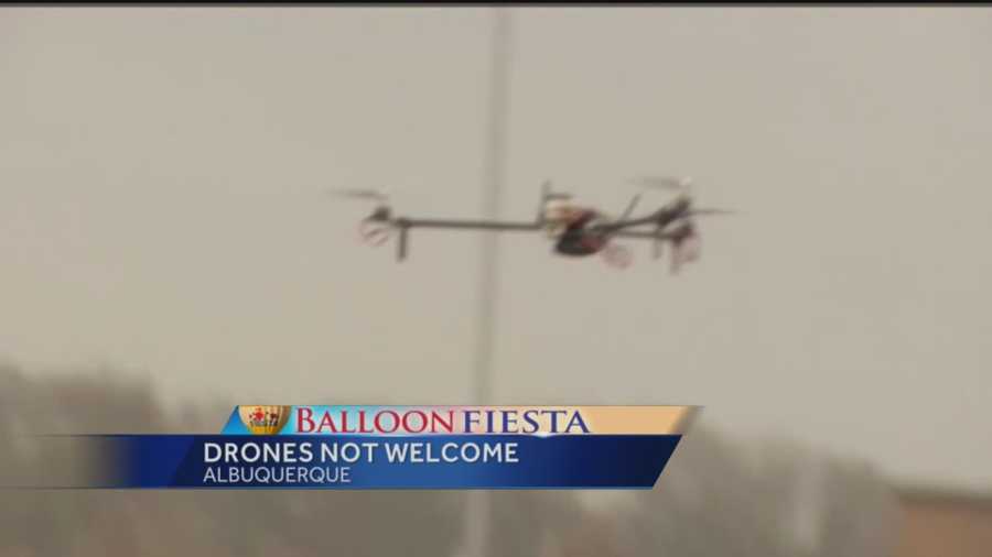 The Albuquerque Balloon Fiesta is just over two days away, and this year organizers are worried that it will not just be balloons filling the sky but drones as well.