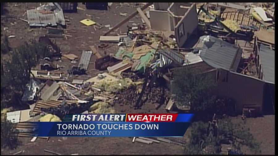 Tornado levels church, structures in northern NM