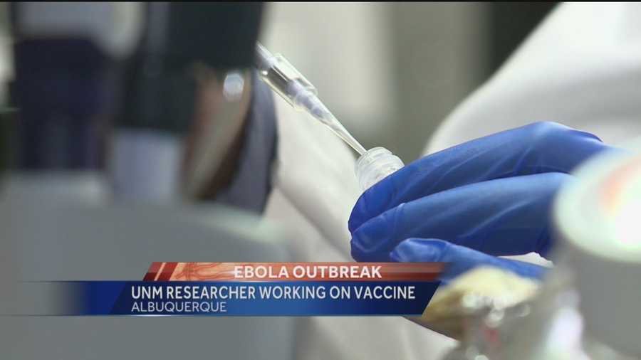 In New Mexico, researches are working on a way to stop the Ebola virus.