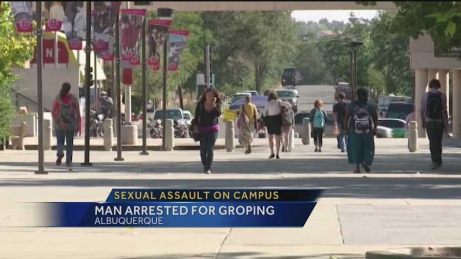 A man is in custody tonight after police say he sexually assaulted a student at UNM. Investigators say the victim played a crucial role in the suspect's arrest.