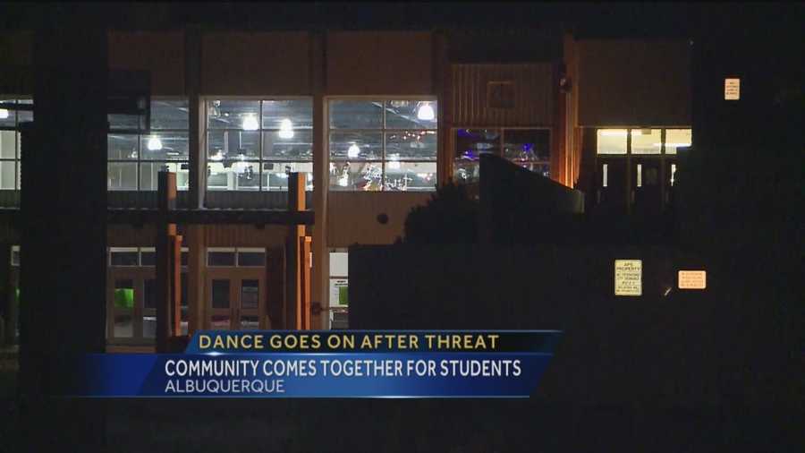 After a gun threat forced Cibola High School to reschedule its homecoming dance, the event went off without a hitch Saturday night.