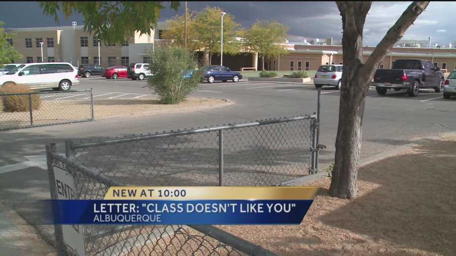 Imagine your child being told at school, everyone else is happier when he is no there, that is exactly what happened to one Albuquerque student.