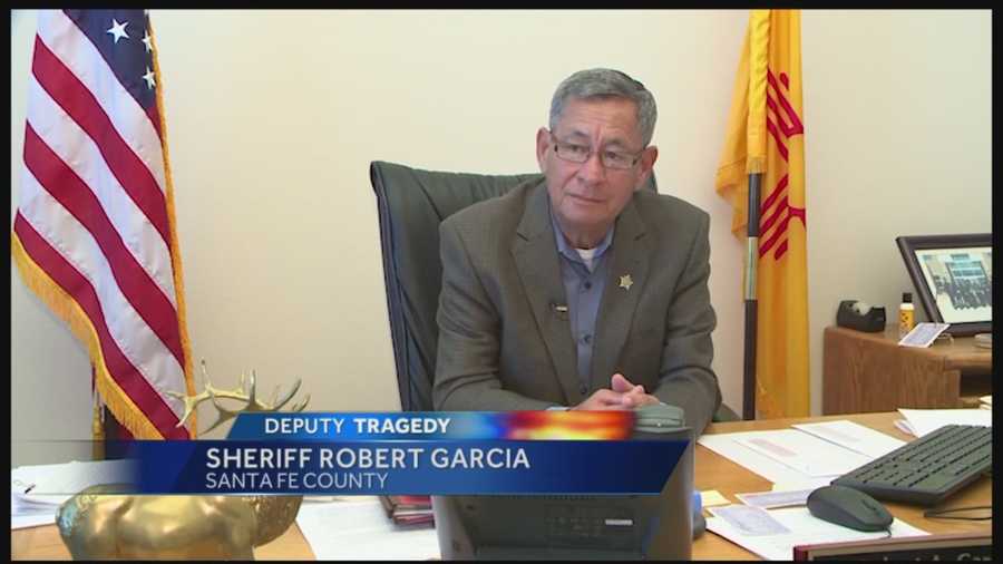Days after one of his deputies was shot and killed and another was charged in the killing, Santa Fe County’s sheriff is hoping things will get better as time goes by.