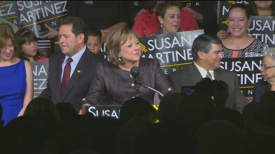 Gov. Susana Martinez wins re-election, vows to commit to position for four years (despite rumors of a Vice Presidential bid in 2016). 