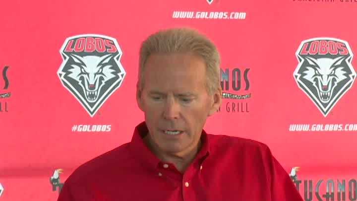 UNM's head football coach discusses a controversial call during the Boise State game. This is his full reaction from a Tuesday news conference.