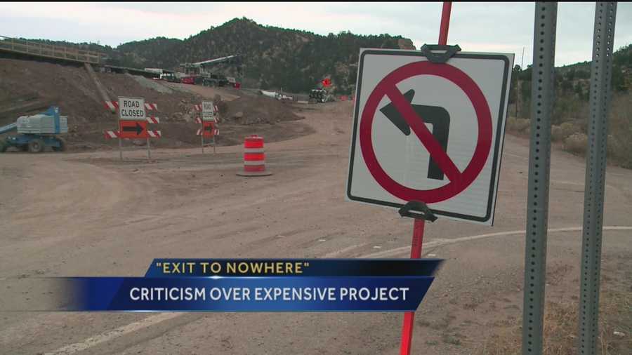 Some New Mexicans are crying foul over a multi-million dollar construction project. They say the newly renovated exit off I-25 is a waste of money, because it leads to nowhere.