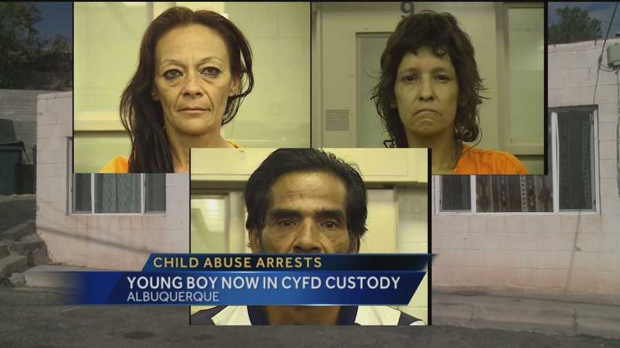 Bernalillo County sheriff's deputies said a young boy was being abused by three adults at a southwest Albuquerque apartment complex.