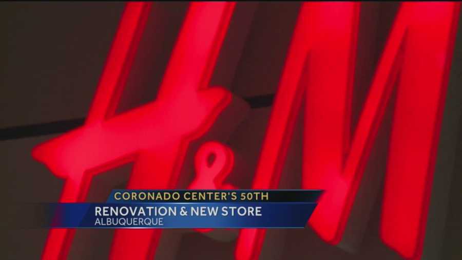 The center is celebrating its 50th birthday with the grand opening of a popular clothing store, H&M.