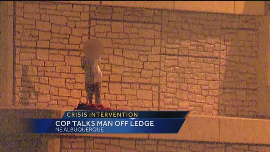 It's already tough for police to reason with someone who's determined to kill themselves. But it was even worse for one Albuquerque cop. Last week, police were telling a suicidal man on a ledge to jump. So how did the officer get him to come down? He told only Action 7 News reporter Laura Thoren