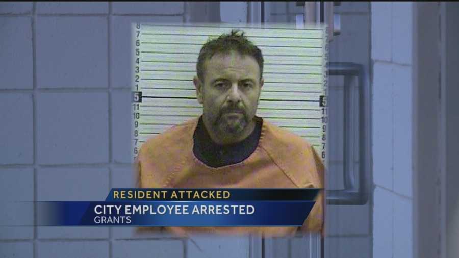 A Grants city employee is under the microscope after he was arrested in connection with an incident that left him with a gunshot wound in the stomach.