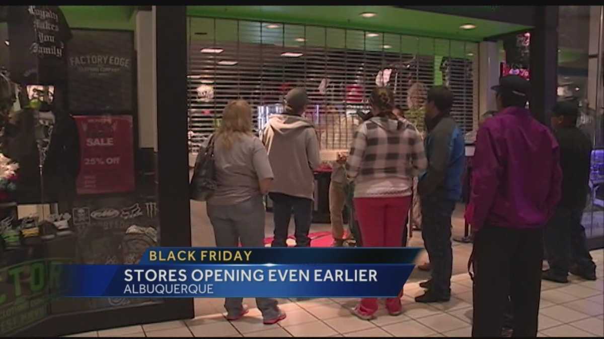 Stores opening even earlier for Black Friday