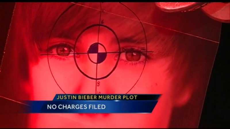 Tonight-no justice for Justin Bieber. Two years after an inmate in our state was recorded on prison telephone telling two hit men to kill the pop star, no charges have been filed.