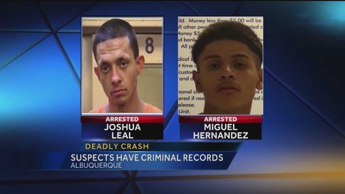 Crash kills students; Suspects have criminal records