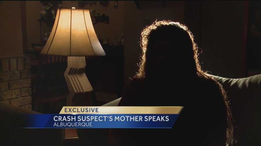 A fatal crash suspect's mother sat down with KOAT Action 7 News.