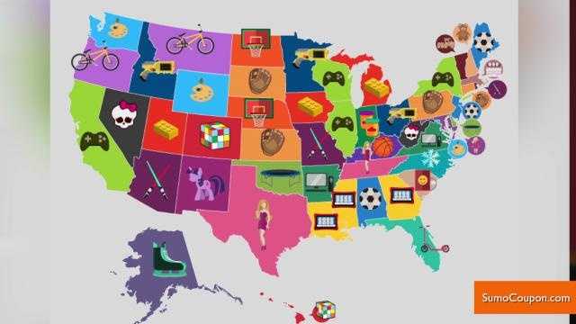 If you want some insight into what your kids might want for the holidays this year, SumoCoupon.com analyzed which toys are most Googled in each state. Mara Montalbano (@maramontalbano) has details.