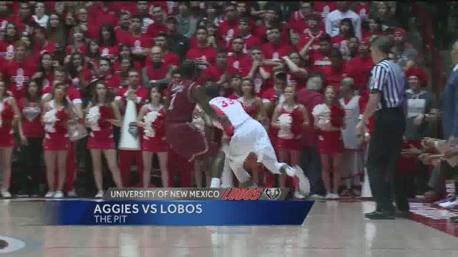 Tonight the Lobos and Aggies met up for the first time this season.
