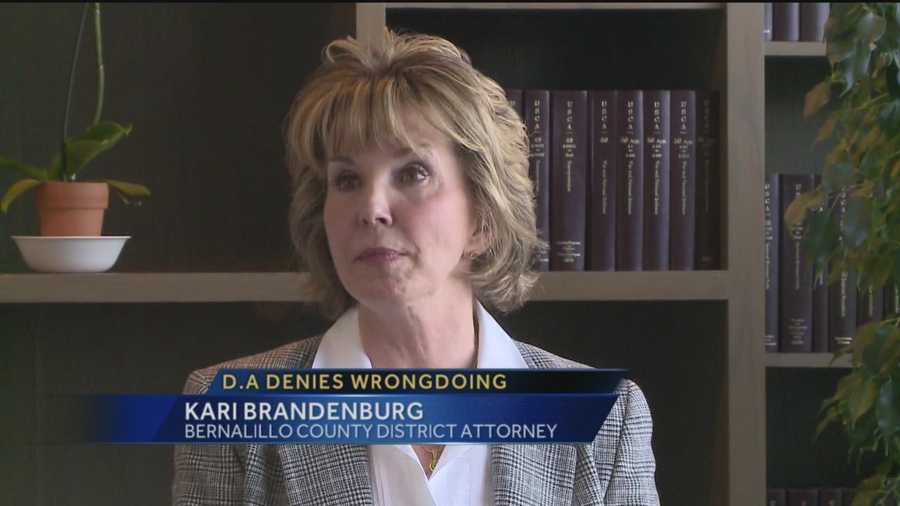 Bernalillo County District Attorney Kari Brandenburg is on the other side of a criminal investigation.