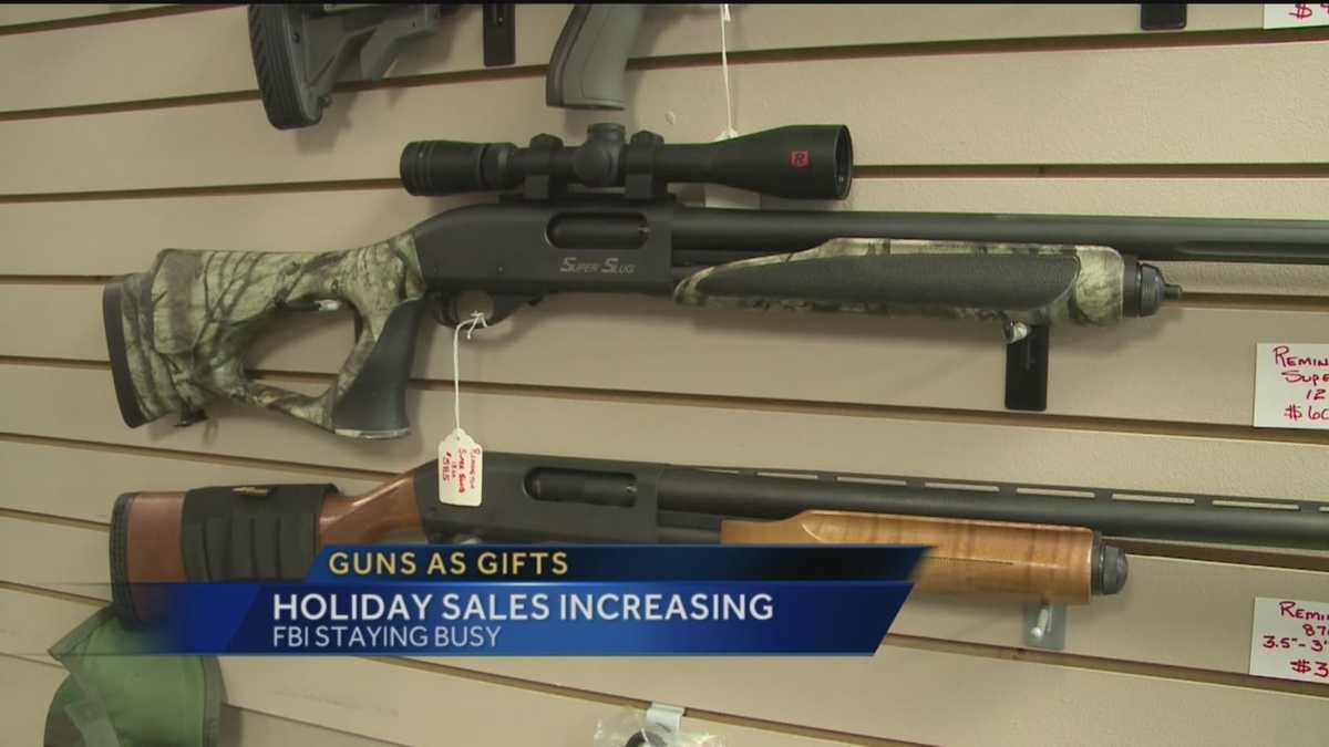 Guns becoming popular Christmas gifts