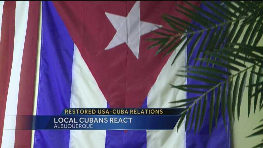 Cubans here in Albuquerque are reacting to this monumental change in policy.