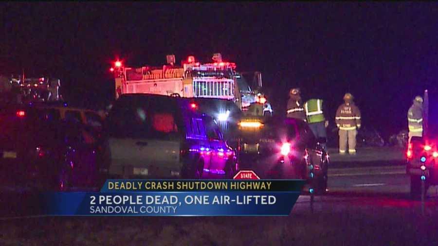 A Thursday head-on crash left two people dead and a third person critically injured.