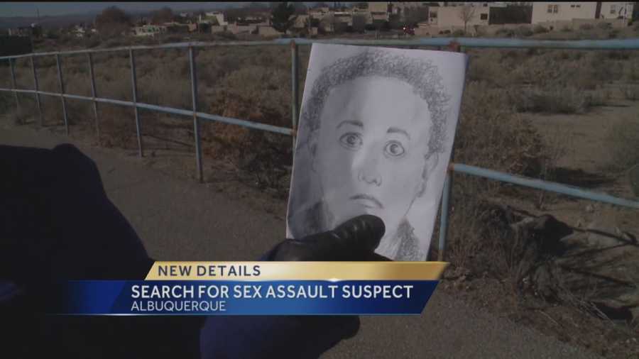 Police have not yet located a man accused of sexually assaulting a female jogger twice along an arroyo trail Sunday.