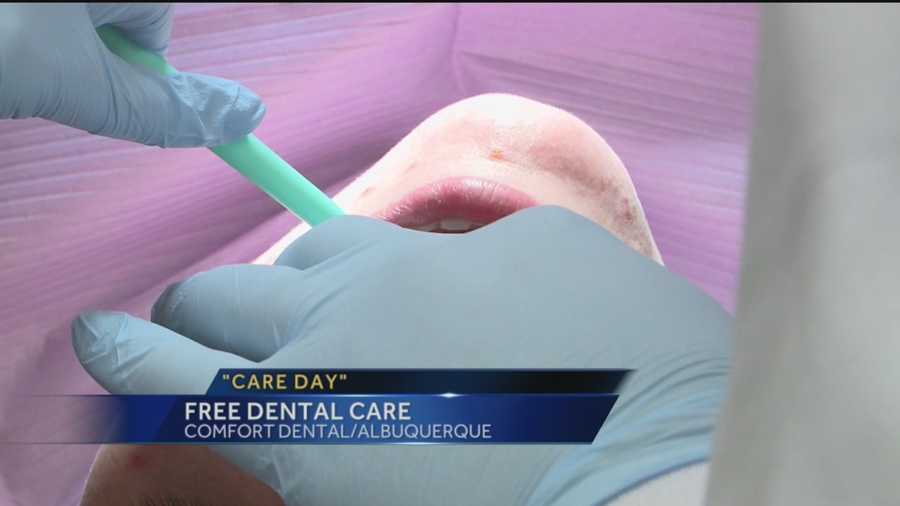 Seven Albuquerque Comfort Dental offices offered free care Wednesday morning as part of Care Day.
