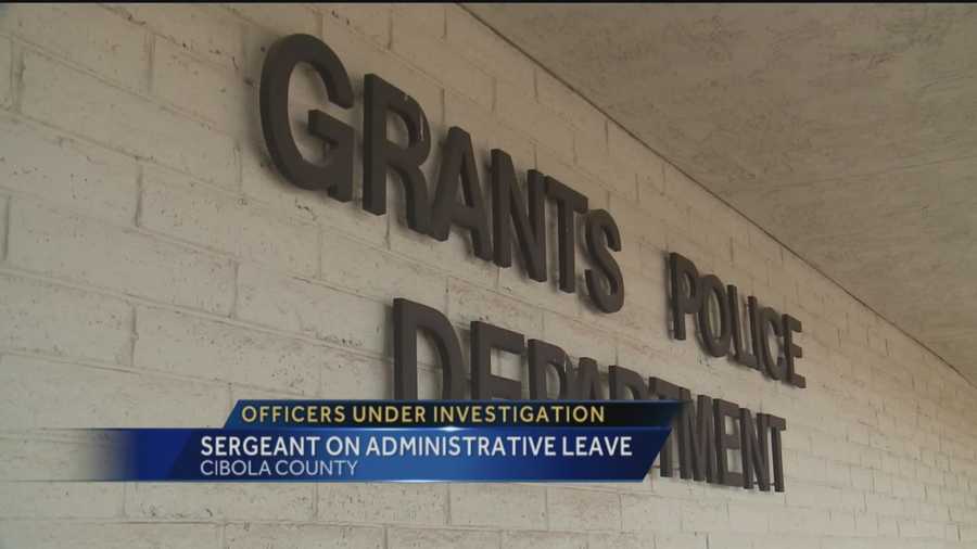 A Grants police sergeant is on administrative leave after investigators say he was part of a night of drinking with an underage woman.